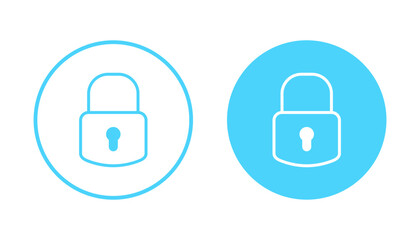 Lock icon vector. Padlock sign and symbol. Encryption icon. Security symbol