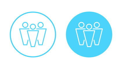 people icon vector. person sign and symbol. User Icon vector