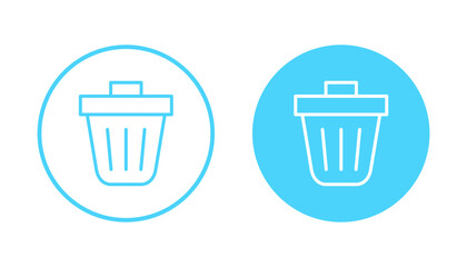 Trash icon vector. trash can icon. delete sign and symbol.