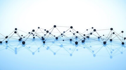 Abstract Network Connection  Dots  Lines  Global Communication  Technology