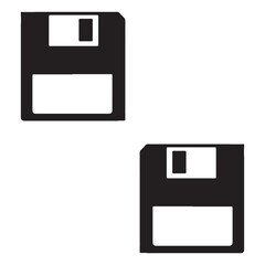 Disk silhouette, Disk vector, Disk illustration, silhouette, set icon, silhouette, Disk