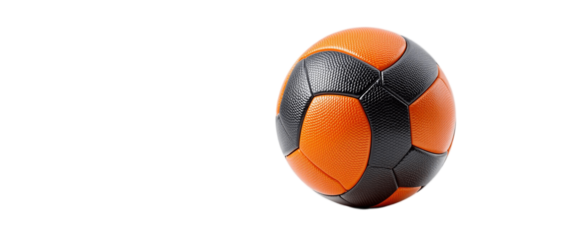 Ultra-realistic 3D render of a professional netball isolated on a transparent background