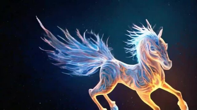 Magic of pegasus power , ai generative