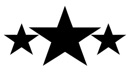 Fototapeta premium Minimalist Black Crown Silhouette with Five Stars – Regal Vector Emblem