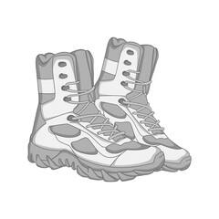 Safety Boots Vector Image And Illustration