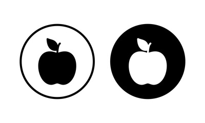 Apple icon vector illustration. Apple sign and symbols for web design.
