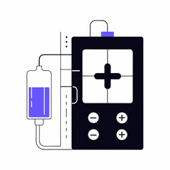 vector illustration infusionpumpcontrol 