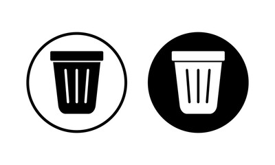 Trash icon vector illustration. trash can icon. delete sign and symbol.