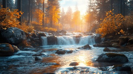 waterfall in the forest
