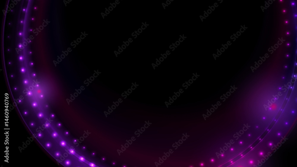 Aufkleber violet purple glitter shiny circle with sparkling lights abstract background