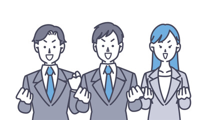 やる気をだすビジネスパーソン