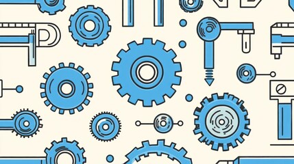 Abstract mechanical design pattern