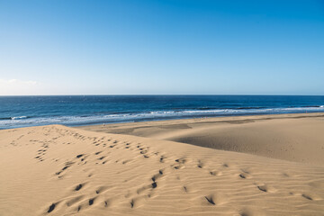 Dunes of Maspalomas, Gran Canaria, Spain.