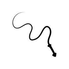 Whip Icon Vector Illustration