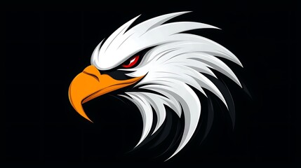 Obraz premium Eagle head graphic, bold design