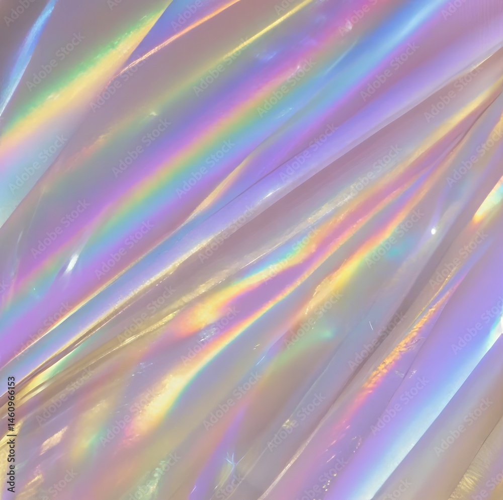 Poster colorful abstract background with shimmering iridescent patterns reflecting light and creating a vib