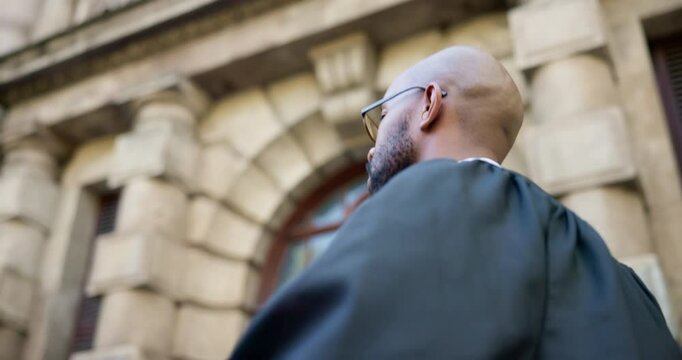 Judge Walking In