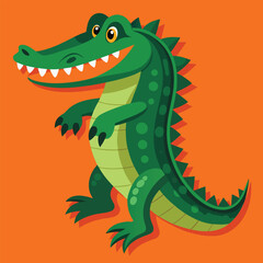 crocodile vector
