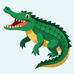 crocodile vector
