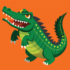 crocodile vector
