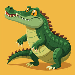 crocodile vector
