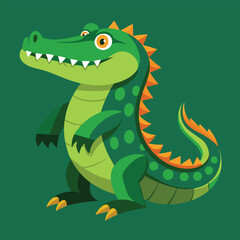 crocodile vector

