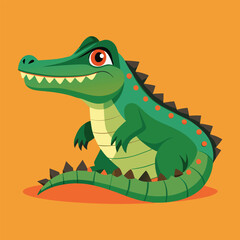 crocodile vector
