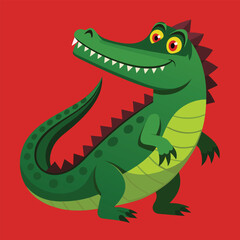 crocodile vector
