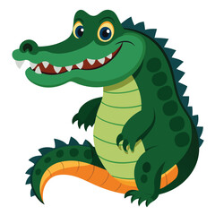 crocodile vector
