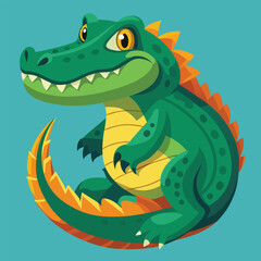 crocodile vector
