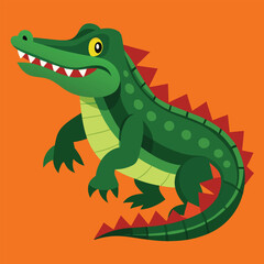 crocodile vector
