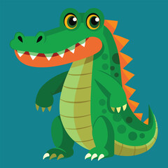 crocodile vector
