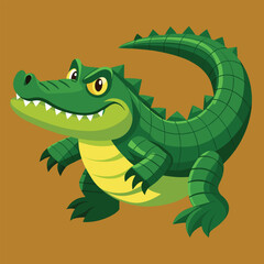 crocodile vector
