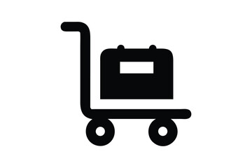 summer shopping cart icon