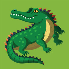 crocodile vector
