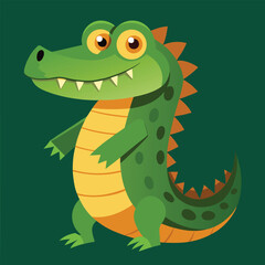 crocodile vector
