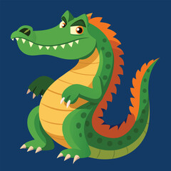 crocodile vector
