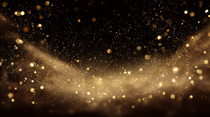 Fototapeta premium defocused abstract golden glitter background, holiday background, video graphic background