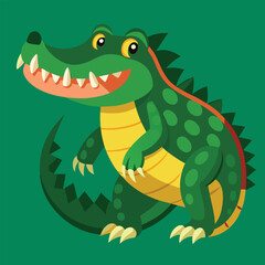 crocodile vector
