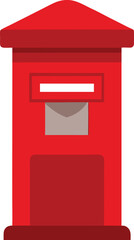 red post box