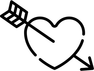 Love icons. Friendship Heart, Kiss and Love line icon. Vector illustration. Editable stroke. stock illustration