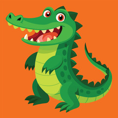 crocodile vector
