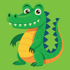 crocodile vector
