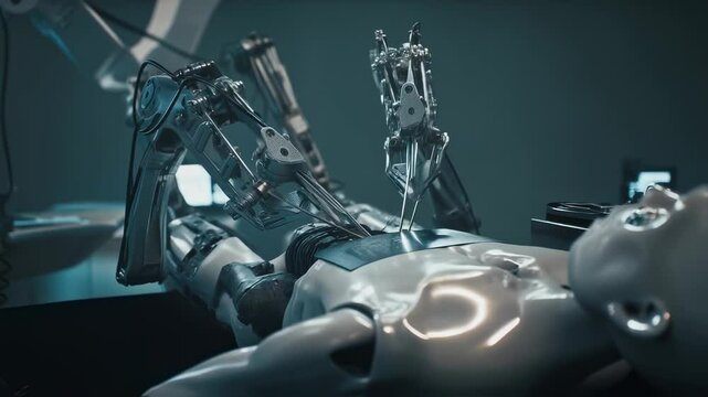 手術室のロボットの動画