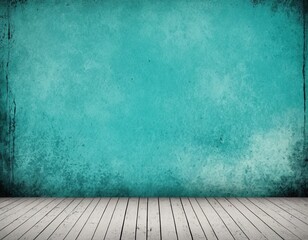 summer grunge turquoise backdrop with distressed textures and vibrant organic elements for bold designs