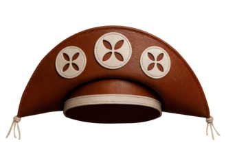 Chapéu de cangaceiro em couro para decoração de São João