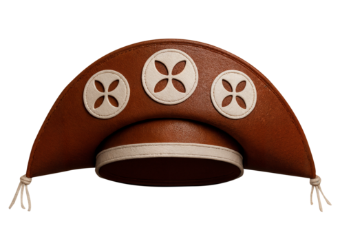 Chapéu de cangaceiro em couro para decoração de São João