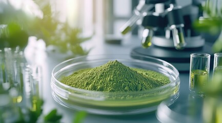 Green powder lab analysis