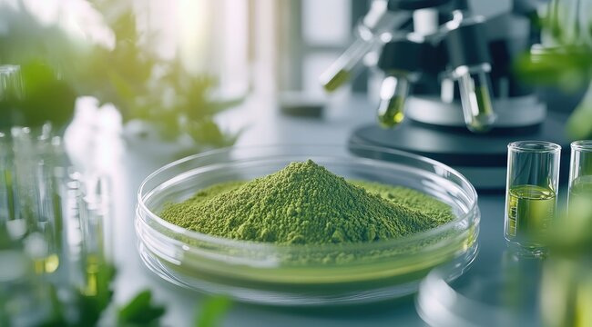 Green powder lab analysis