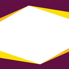Abstract Purple and Gold Frame: A stylish and modern frame design featuring vibrant purple and gold geometric shapes, providing a clean and elegant border for various design projects.